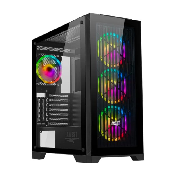 کیس کامپیوتر گیمینگ اوست مدل GT-AV312-MB | مشکی