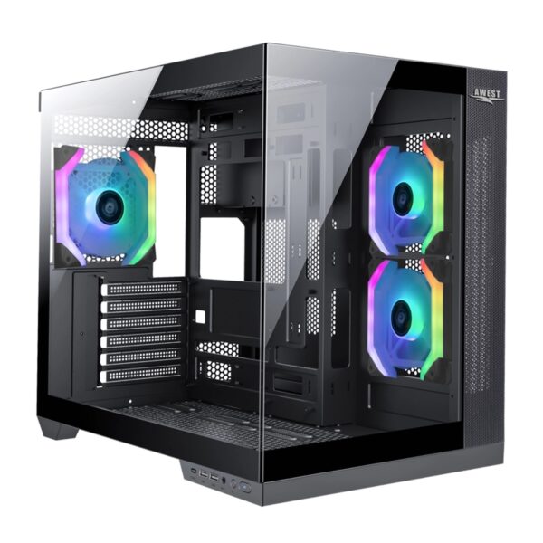 کیس کامپیوتر گیمینگ اوست مدل GT-AQ12-MB | مشکی