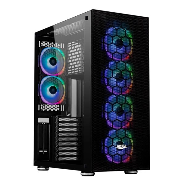 کیس کامپیوتر گیمینگ اوست مدل GT-AV402-FB | مشکی