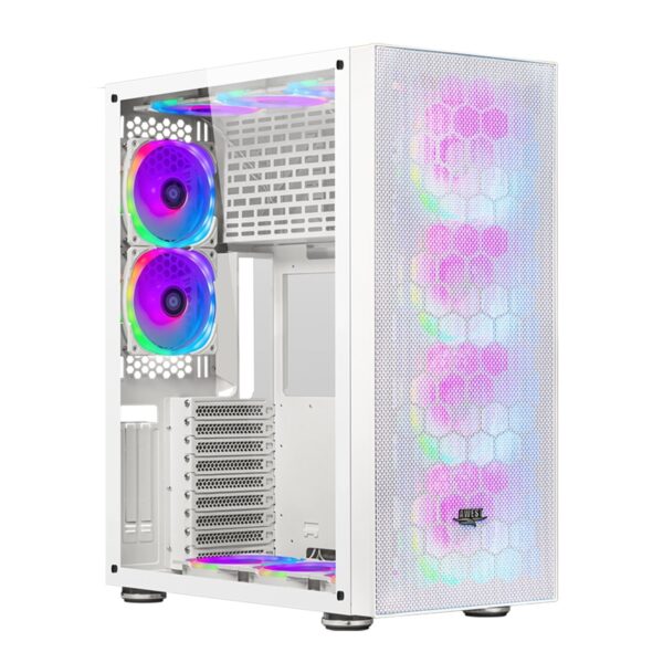 کیس کامپیوتر گیمینگ اوست مدل GT-AV402-FW | سفید