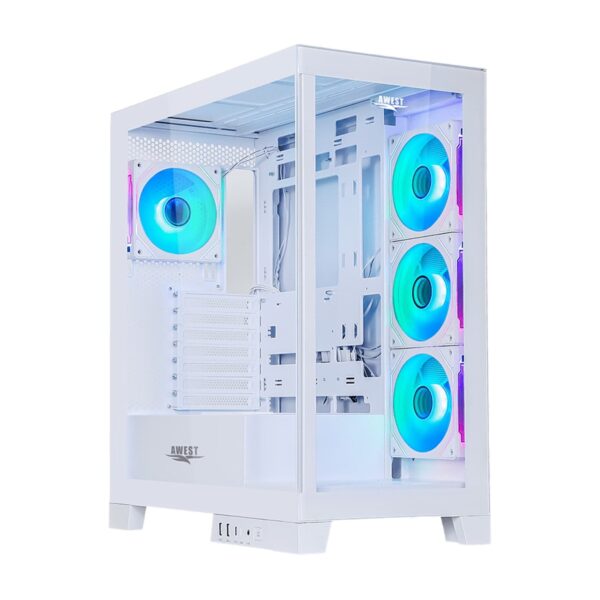 کیس کامپیوتر گیمینگ اوست مدل GT-AQ16-MW | سفید
