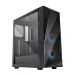 کیس کامپیوتر گیمینگ کولر مستر مدل CMP 520 | مشکی