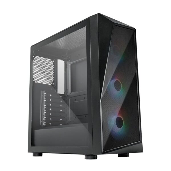 کیس کامپیوتر گیمینگ کولر مستر مدل CMP 520 | مشکی