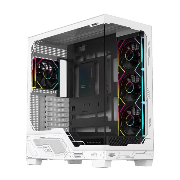 کیس کامپیوتر گیمینگ اوست مدل AQ-8 BW | سفید