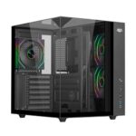 کیس کامپیوتر گیمینگ اوست مدل AQ15-TG-B | مشکی