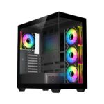 کیس کامپیوتر گیمینگ اوست مدل AQ16-MB LITE | مشکی