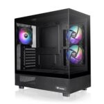 کیس کامپیوتر گیمینگ ترمالتیک مدل View 270 Plus TG ARGB Mid Tower Chassis | مشکی