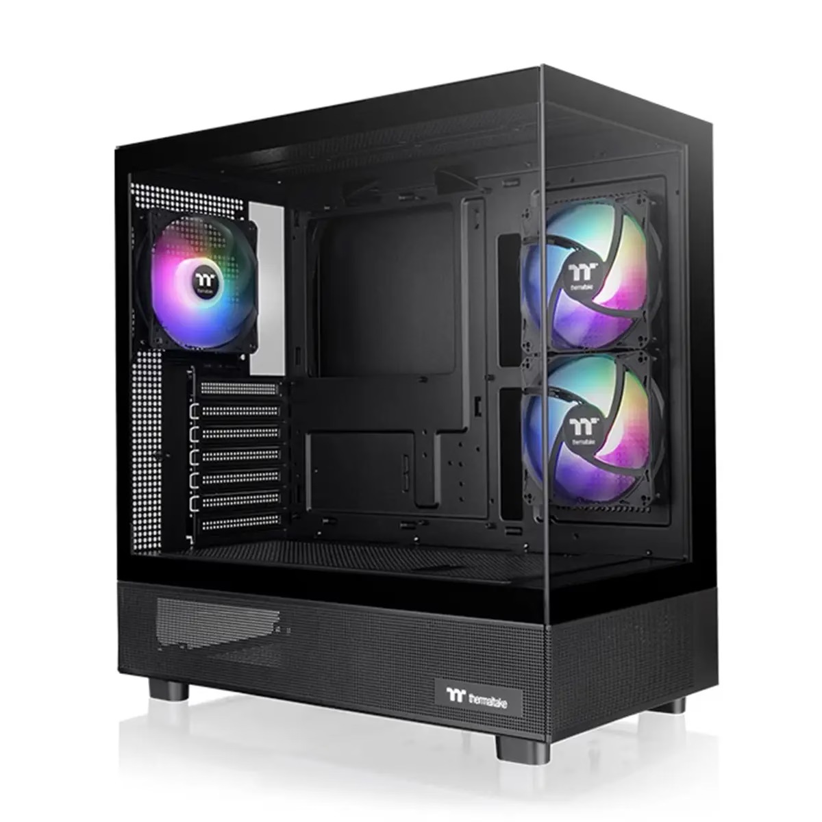 RC-CASE-26259494-26259495 کیس کامپیوتر گیمینگ ترمالتیک مدل View 270 Plus TG ARGB Mid Tower Chassis | مشکی - Image 1
