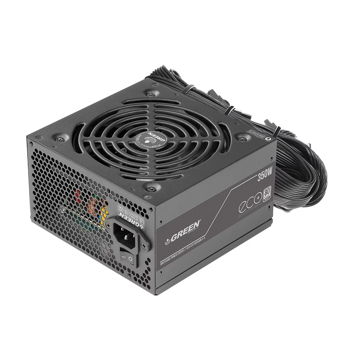 RC-POWER-26258301-26258302 پاور کامپیوتر گرین مدل GP350A-ECO Plus | مشکی - Image 1