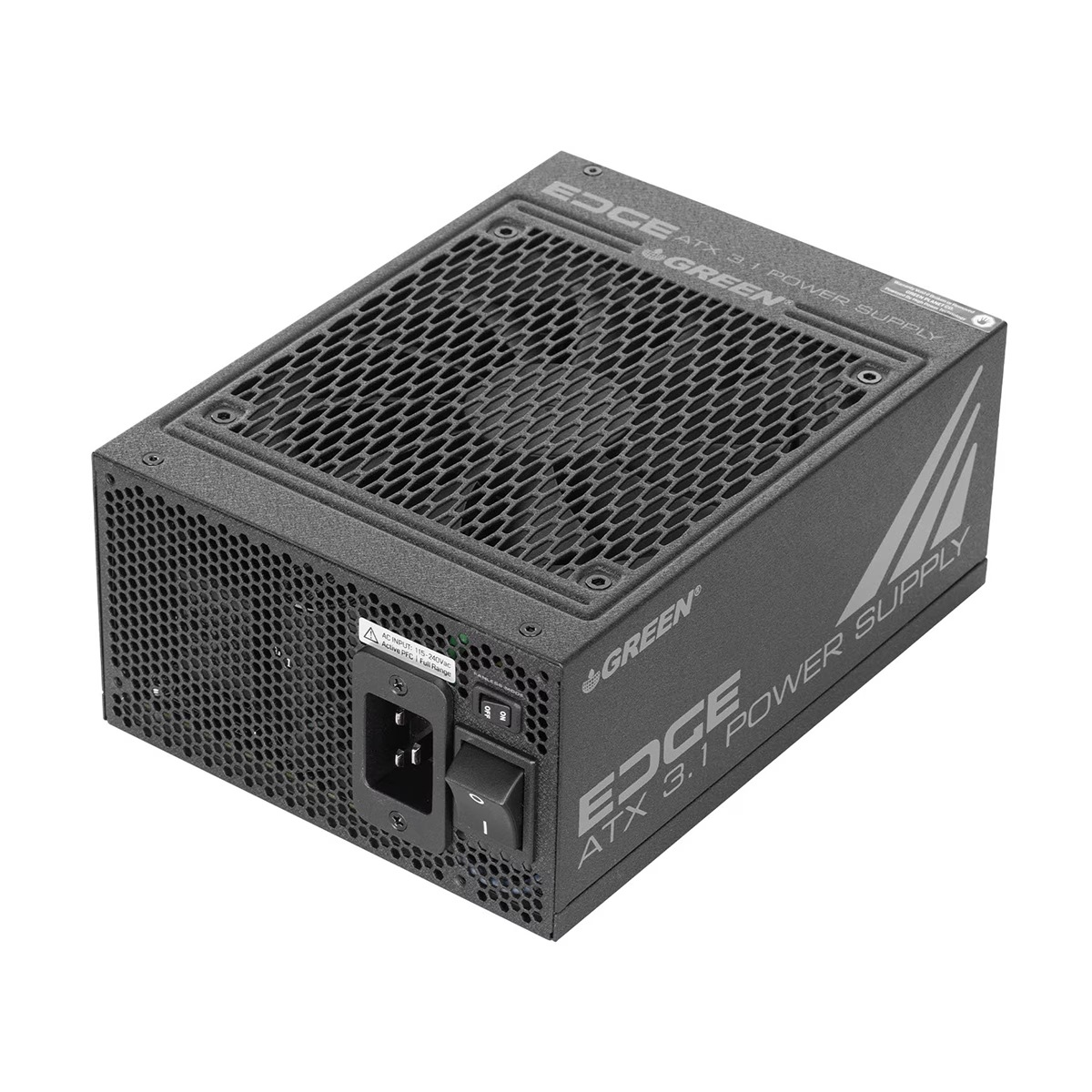 RC-POWER-26259898-26259899 پاور کامپیوتر گرین مدل GP1650B-EDGE | مشکی - Image 1