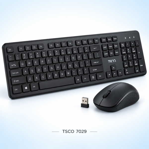 کیبورد و موس بی‌سیم TSCO مدل 7029