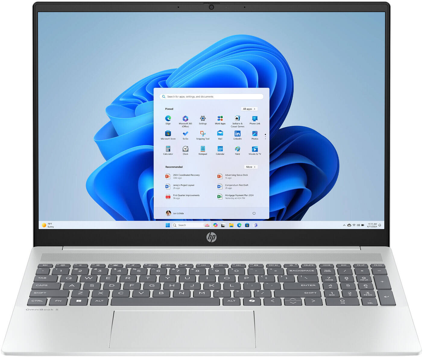 rose-hp-ag1070-1 لپتاپ اچپی HP OmniBook 5 16-ag1070wm | Ryzen AI 7 350 | 16GB LPDDR5x | 512GB - Image 1