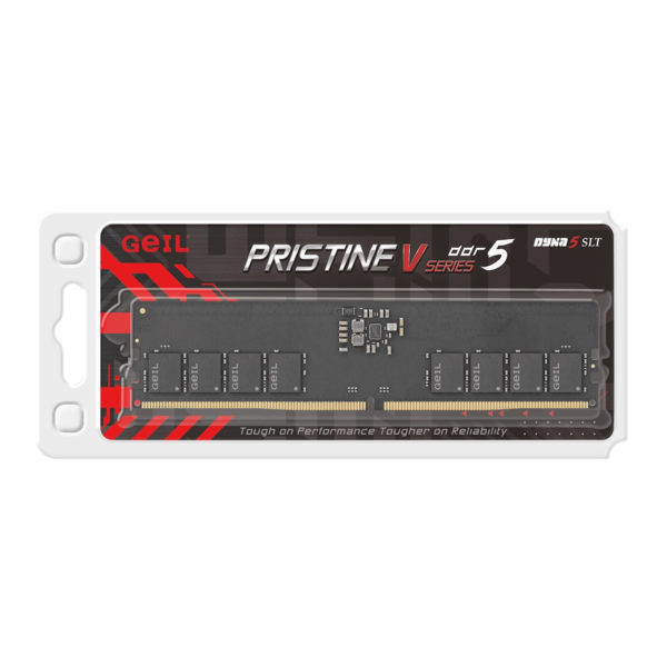 رم کامپیوتر DDR5 گیل مدل GEIL PRISTINE V تک کاناله 5200 مگاهرتز CL38 ظرفیت 16 گیگابایت