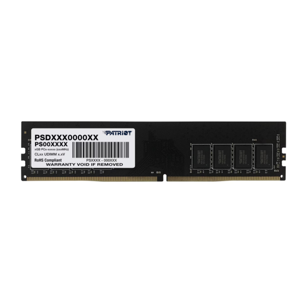 رم کامپیوتر DDR4 پاتریوت مدل Signature Line تک کاناله 3200 مگاهرتز CL22 ظرفیت 16 گیگابایت