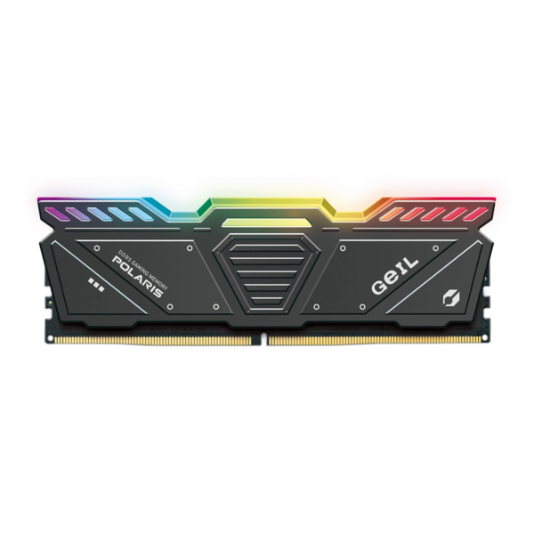 رم کامپیوتر DDR5 گیل مدل POLARIS RGB تک کاناله 5200 مگاهرتز CL42 ظرفیت 16 گیگابایت