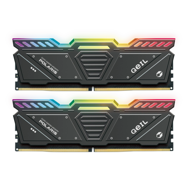 رم کامپیوتر DDR5 گیل مدل POLARIS RGB دو کاناله 4800 مگاهرتز CL40 ظرفیت 64 گیگابایت
