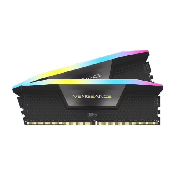 رم کامپیوتر DDR5 کورسیر مدل VENGEANCE RGB دو کاناله 6400 مگاهرتز CL36 ظرفیت 32 گیگابایت